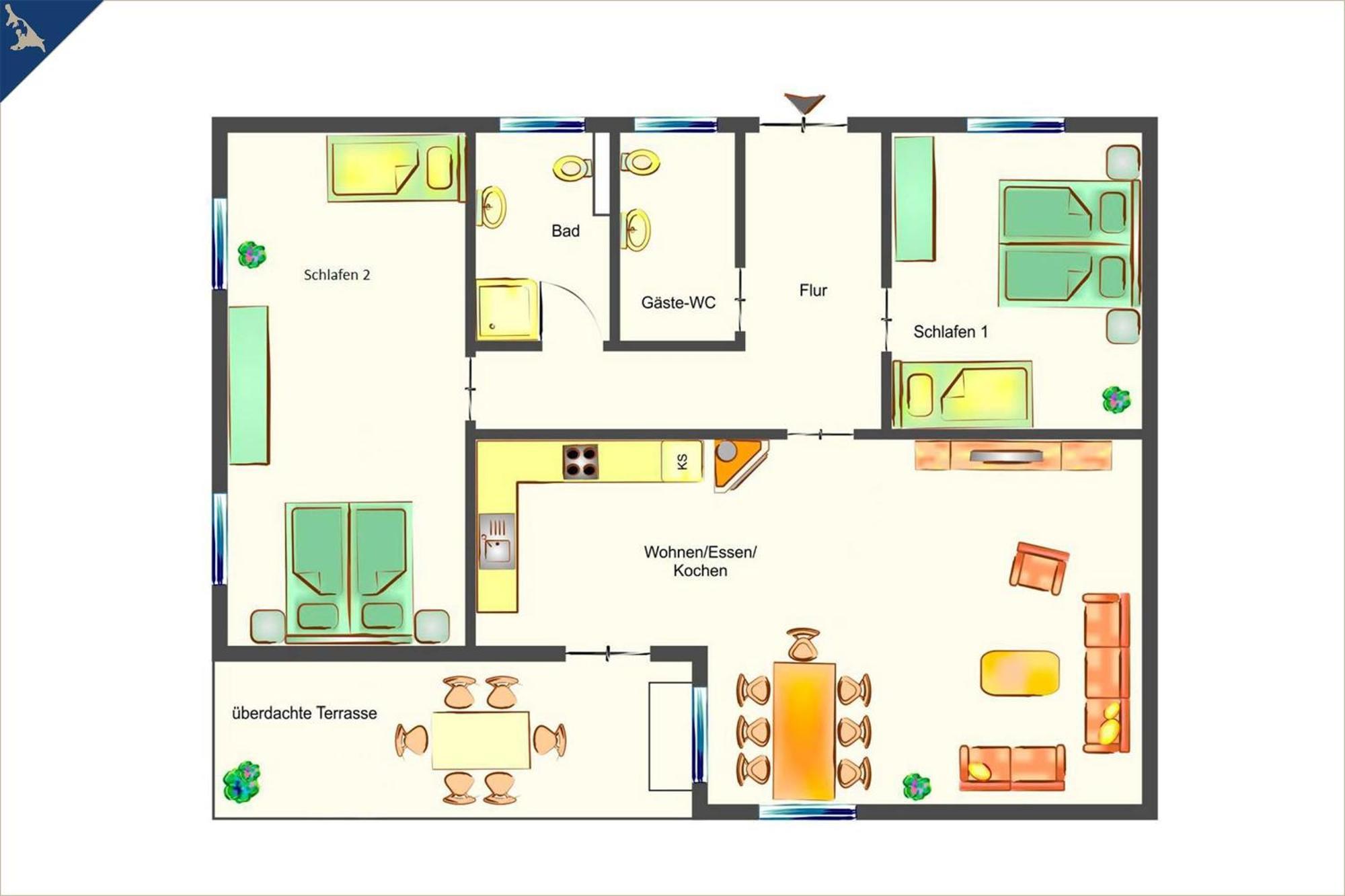 Ferienhaus Zirchow 1 エクステリア 写真